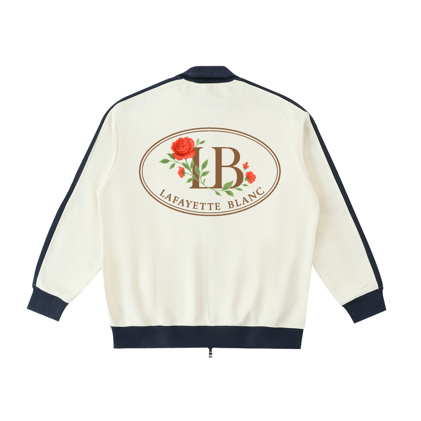 Lafayette Blanc Floral Crest Collar Jacket