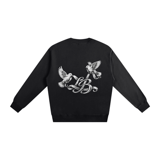 Lafayette Blanc Twin Doves Sweatshirt