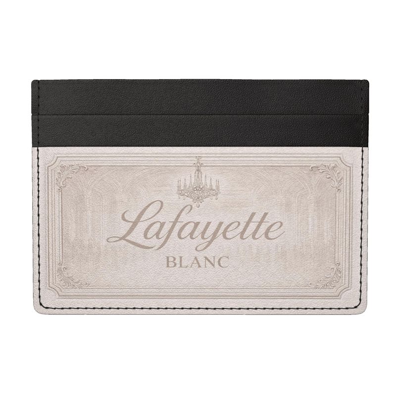 Lafayette Blanc Crest Leather Cardholder