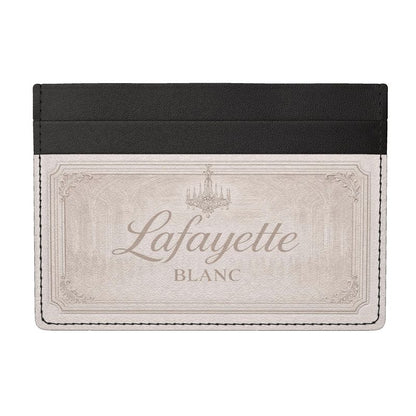 Lafayette Blanc Crest Leather Cardholder