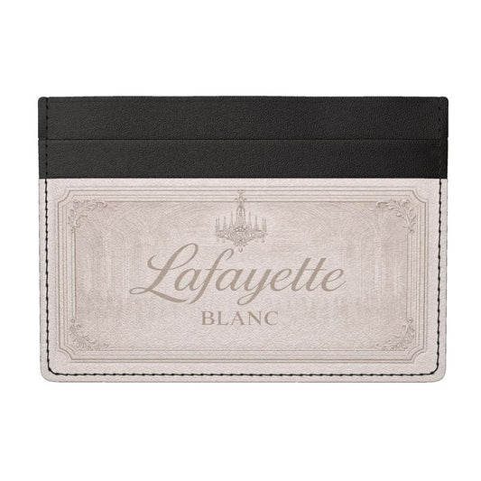 Lafayette Blanc Crest Leather Cardholder